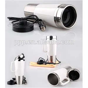 high quality 450ML stainless steel electric heated travel cup /electric mug warmer