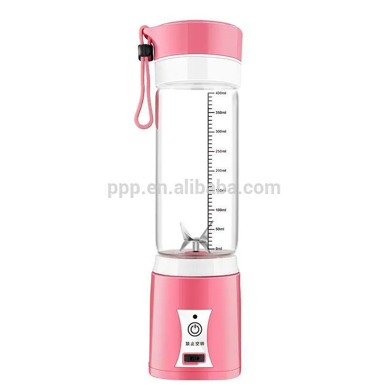 400ml single wall glass Blenders popular Portable Rechargeable battery juicer Usb Cold press with best quality blender