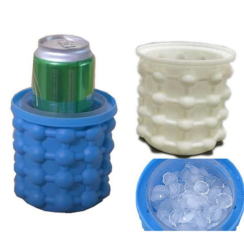 PPP 2018 hot sell 180ml TV product genie silicone saving ice cube maker