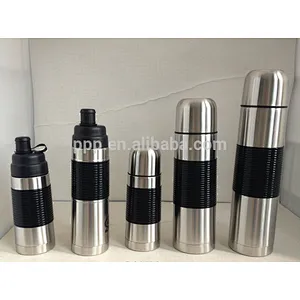 Double-wall stainless steel bullet vacuum flask