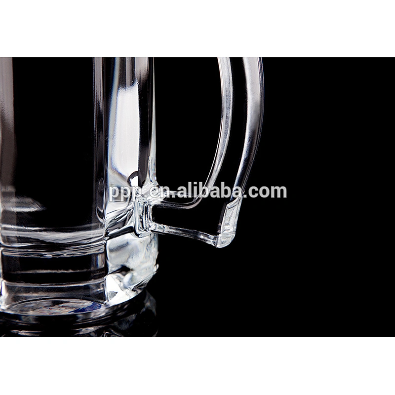 Hot Sale High Quality Transparent Sublimation Glass Beer Mug Without Handle