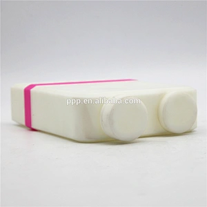 Single wall high clear quality plastic double mouth water bottle