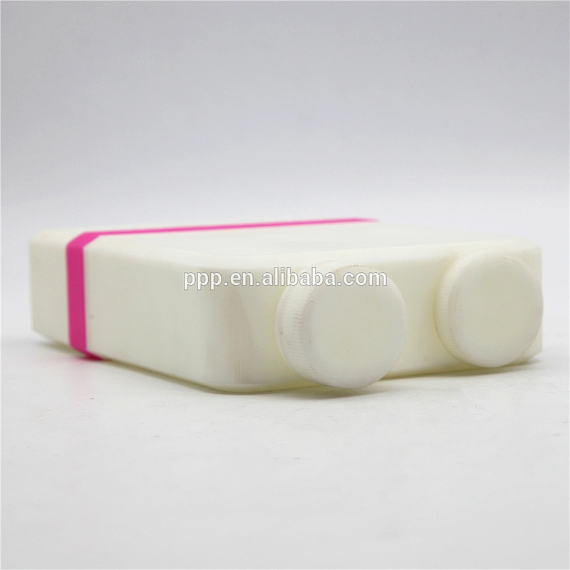 Single wall high clear quality plastic double mouth water bottle
