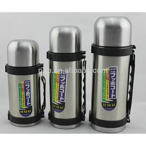 1.2L leak-proof eco-friendly FDA LFGB stainless steel insulated travel bottle portable with strap