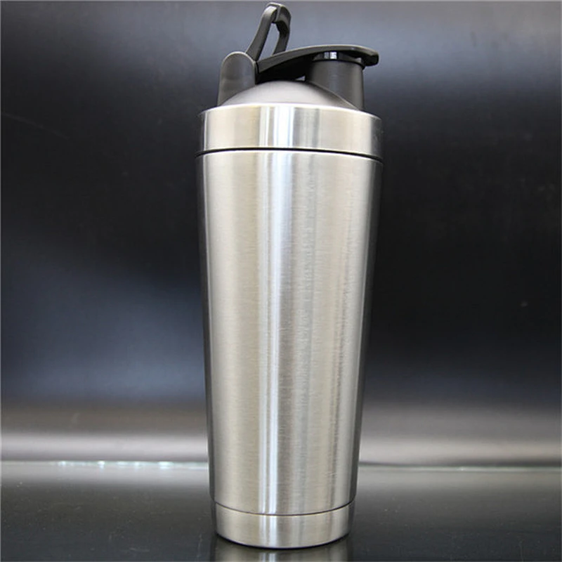 500/700ml protein shaker double wall 304 stainless steel vacuum extra thickness high quality wholesale