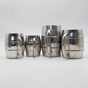 Drum shape double wall stainless steel 220/300/450/500/1000ml Beer Cup