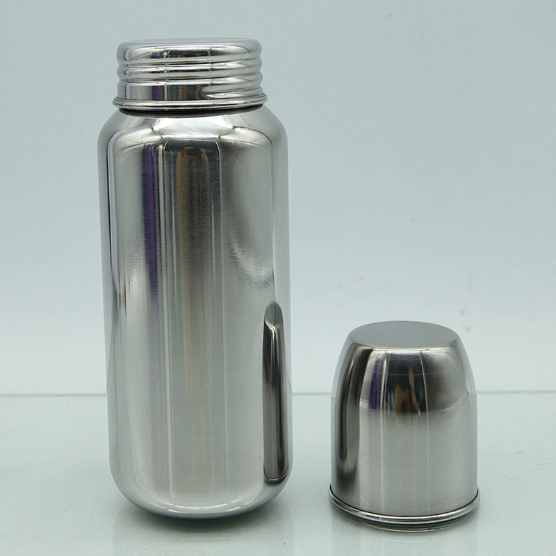 New style creative single wall stainless steel small capacity 120ml and 240ml lovely little baby milk feeding bottle