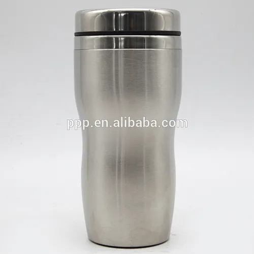 450ml BPA free double wall stainless steel eco-friendly leakproof tumbler auto mug