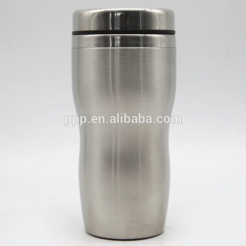 450ml BPA free double wall stainless steel eco-friendly leakproof tumbler auto mug