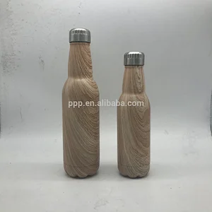 classic bullet stainless steel vacuum flask with beautiful screw line 1000ml 750ml 500 ml 350ml