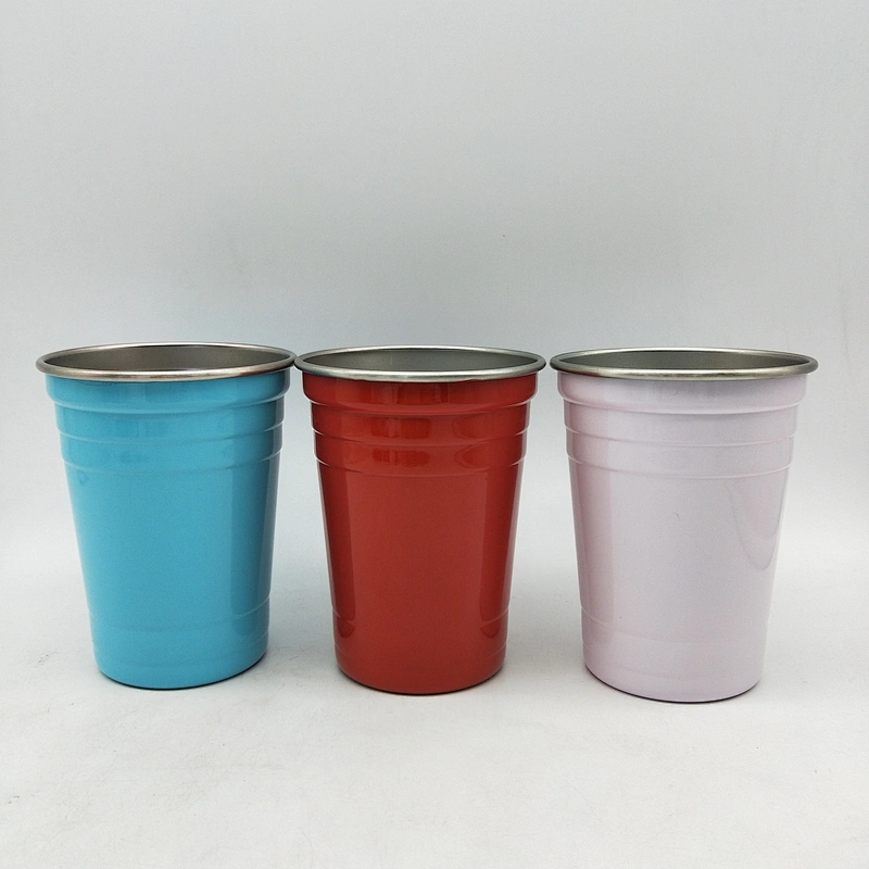 500ML 17oz single wall kids stainless steel cup party cup mug for sublimation