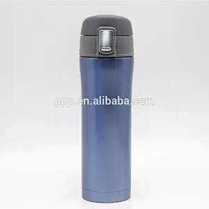 500ml double wall stainless steel cutomized logo insulated water bottle with flip top lid