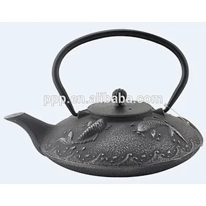 0.8L Goldfish Wave shaped Cast Iron Tea Kettles