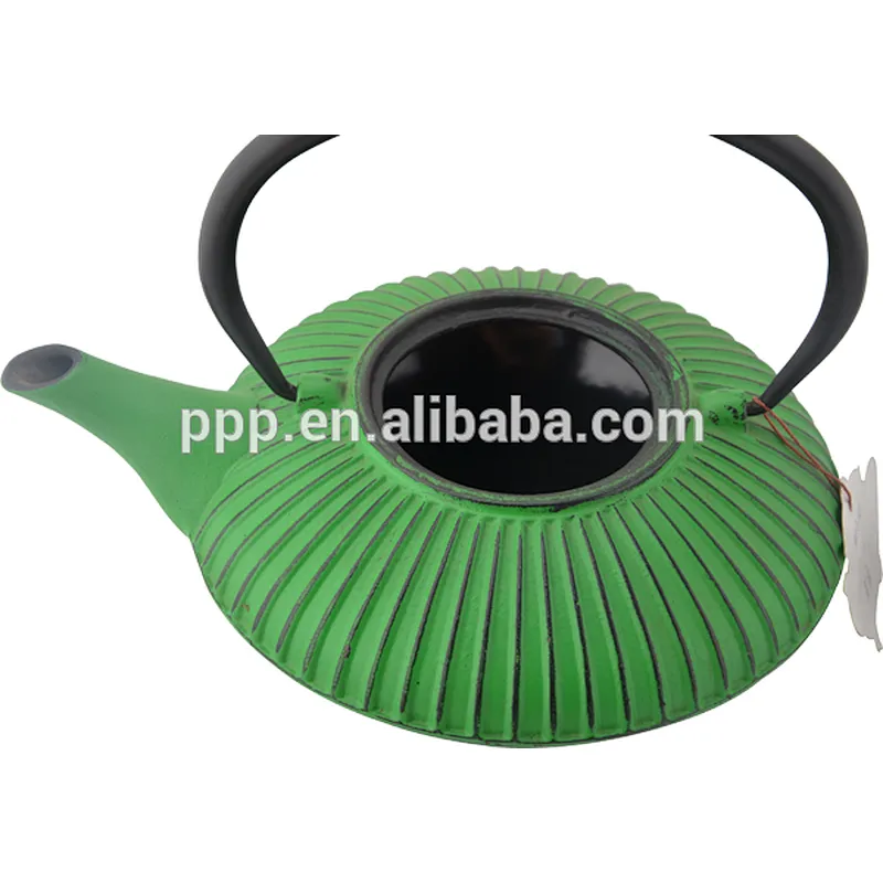 0.8L Straight Stripe shaped Cast Iron Tea Kettles