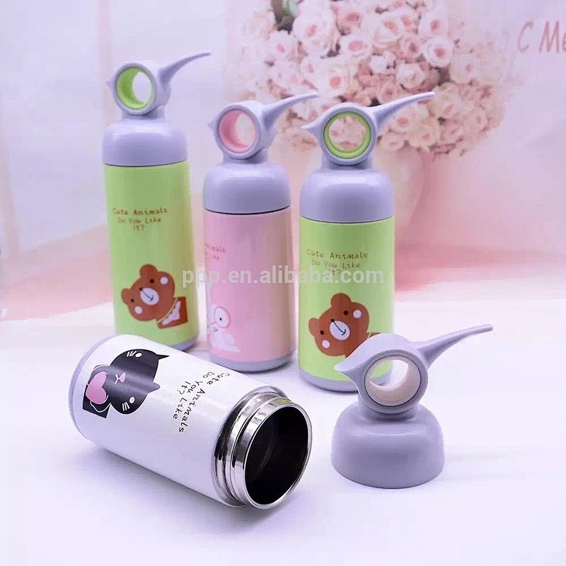 280/350ml double wall stainless steel logo customized vacuum insulated water tumbler with cute design and special cap