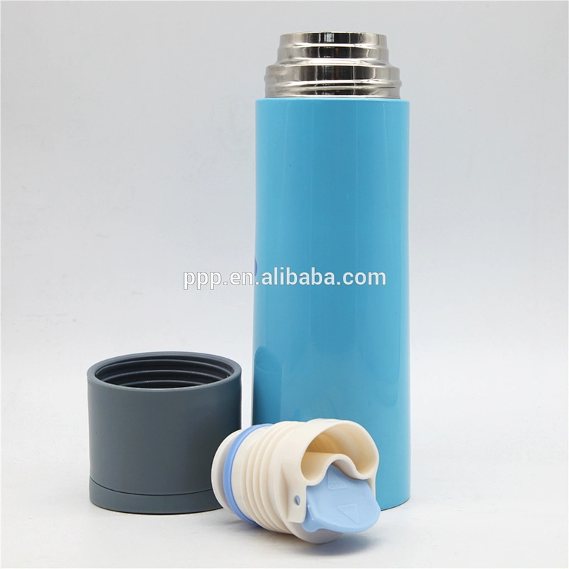 Double wall stainless steel heat transfer images vacuun flask with strap