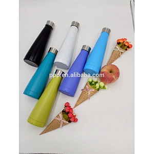 New design colorful double wall stainless steel vacuum water sports bottle
