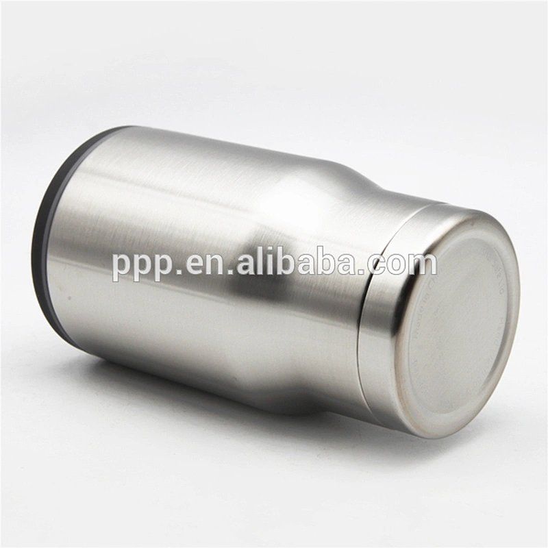 New Mold Design 14oz Double Wall 18/8 Stainless Steel Metal Insulated Vacuum Ice Coke Cooler Mug With Open Mouth Lid