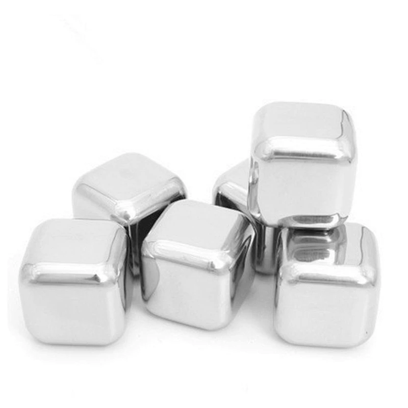 Hot sell stainless steel cocktail ice tartar reuseable whisky instant freeze ice cube