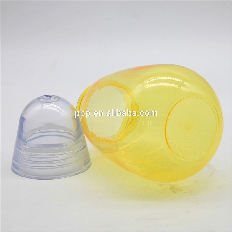 260ml single wall high quality plastic water bottle with handle for kids