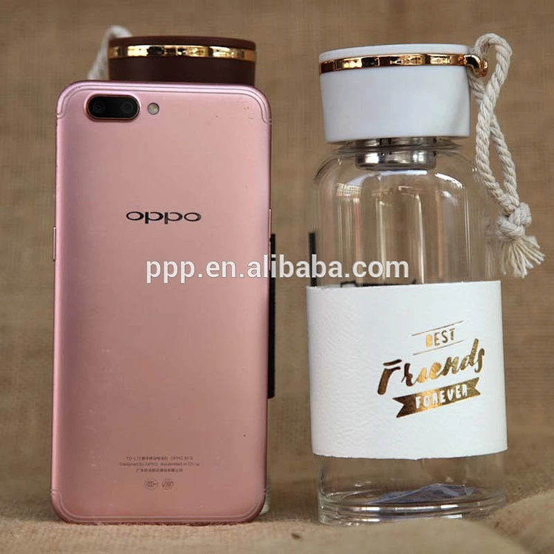 USA hot sell Borosilicate Glass Sport Water Bottle