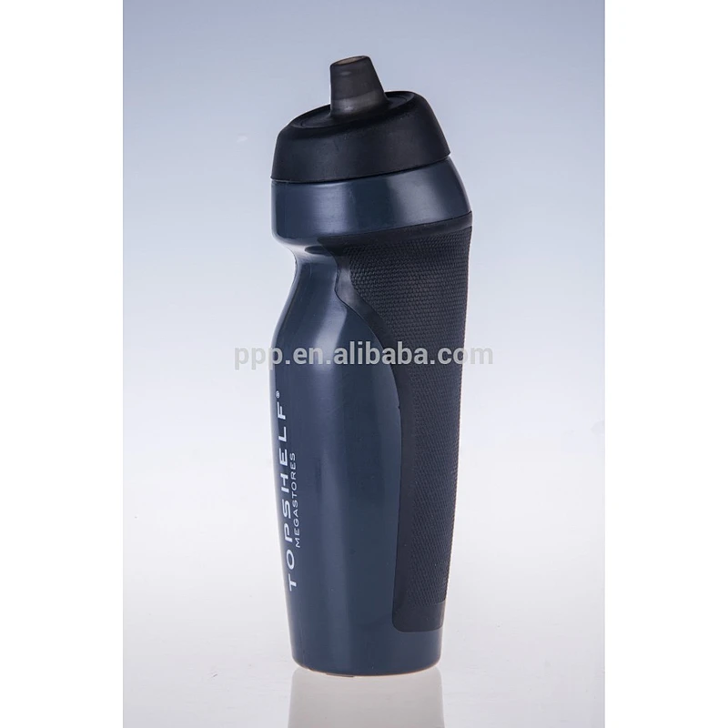 600ml BPA free plastic sports bottle innovative design food grade water bottle bicycle hiking bottle HDPE PE material