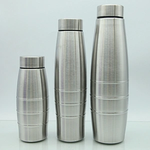 wholesale India hot sell  cheap price single wall 304 stainless steel large capacity outdoor sports water bottle