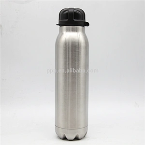 600ml hot sale Stianlss steel cola shape bottle double wall insulated vacuum flask sports bottle with new design plastic lid