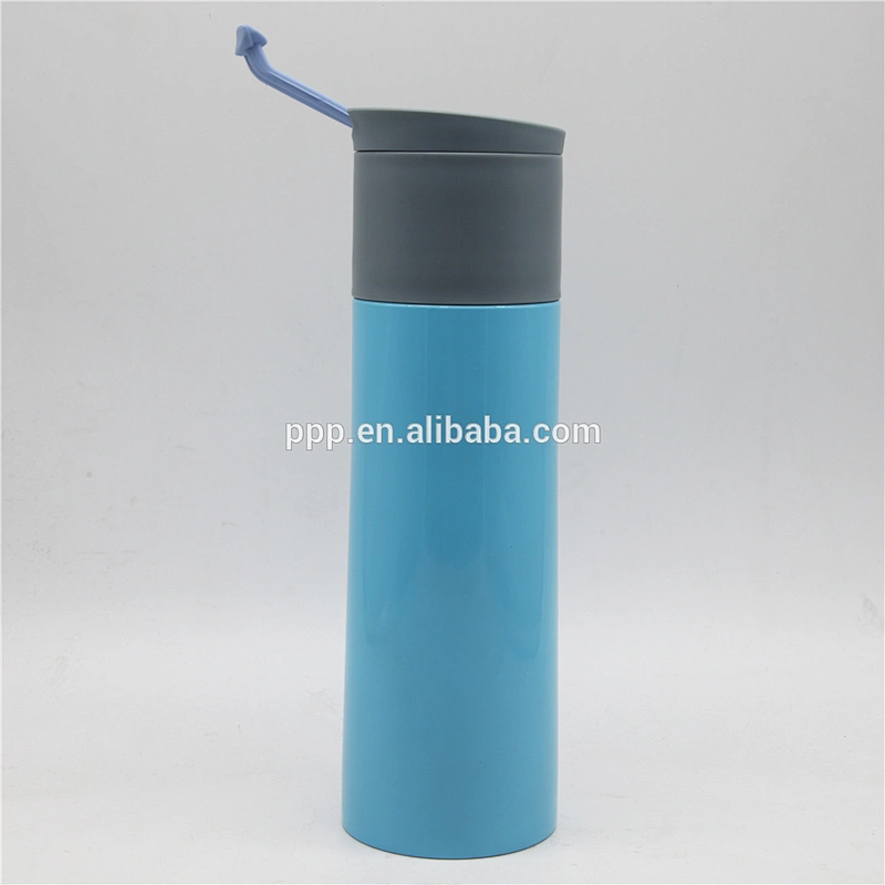 Double wall stainless steel heat transfer images vacuun flask with strap