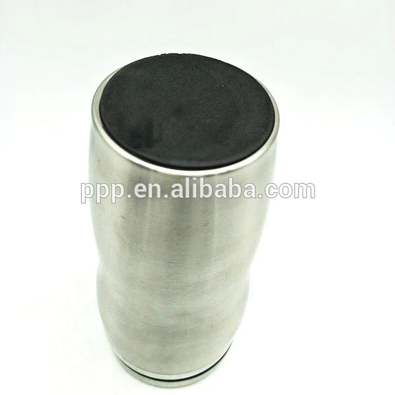 2017 Hot Sell 16oz Peanut Shape Double Wall Inner 304 Outer 201 Stainless Steel Tumbler With Slide Lid And Anti-Slip Mat