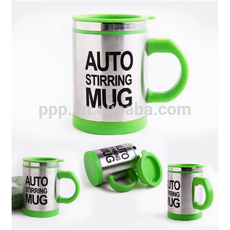Mixing coffee cup with lid, Automatic Electric Stainless Steel Coffee Mixing Cup Self Stirring Mug