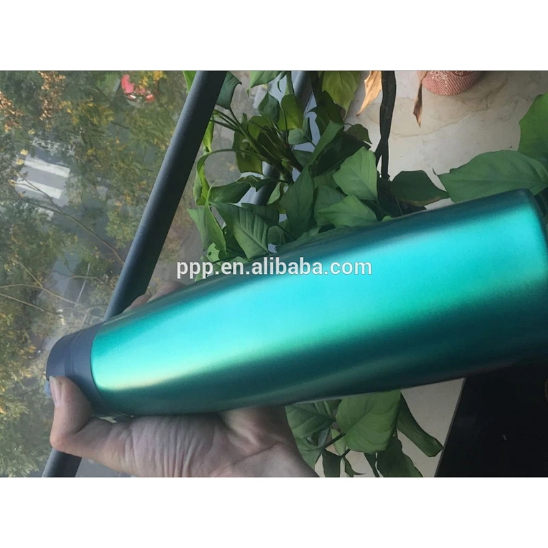 600ml gloss painting finished Stainless steel bottle/painting insulated bottle/ vacuum water sport drinking bottle