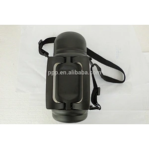 1000 ml 100% leak-proof outdoor activity hiking use stainless steel thermos travel bottle portable with strap and fixed handle