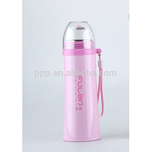 double wall high quality stainless steel insulated tumbler/logo customized vacuum flask with detachable string/100% leakproof