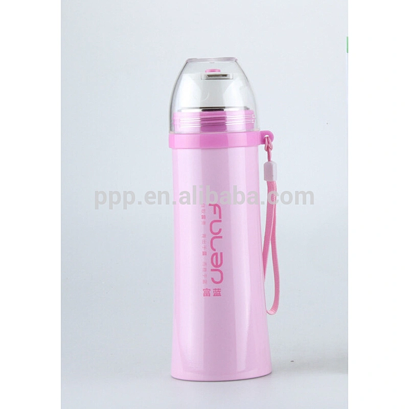 double wall high quality stainless steel insulated tumbler/logo customized vacuum flask with detachable string/100% leakproof