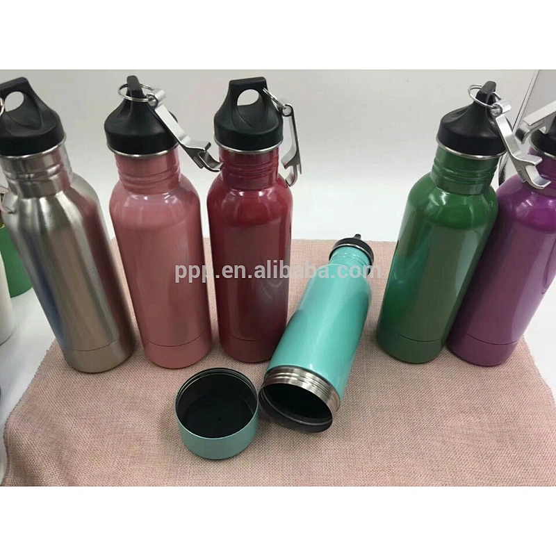 750ml single wall stainless steel logo customized bottom detachable sports water tumbler with large capacity/portable