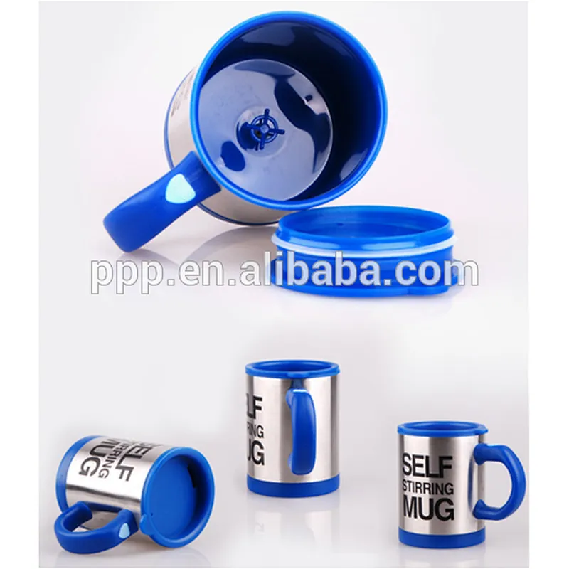 Factory Price Personalized 400ml Thermal Coffee Self Stirring Mug