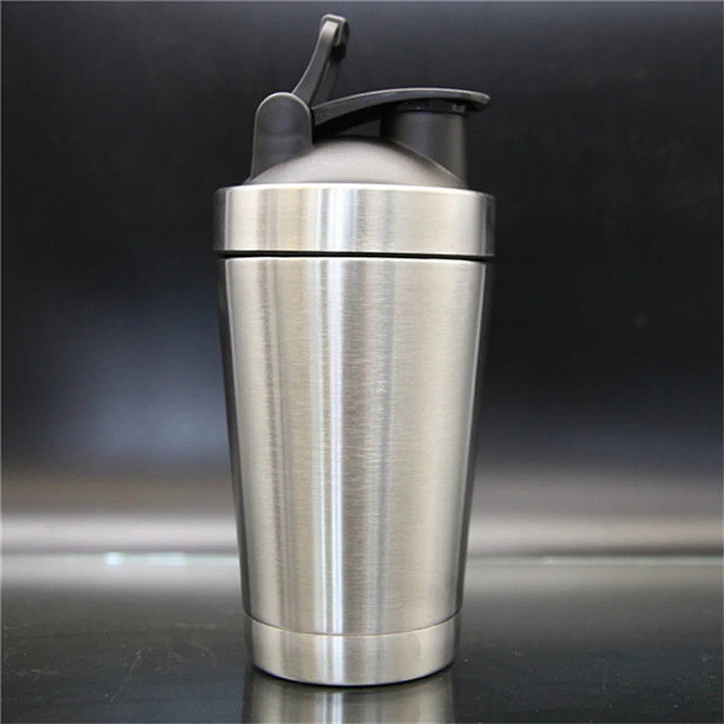 500/700ml protein shaker double wall 304 stainless steel vacuum extra thickness high quality wholesale