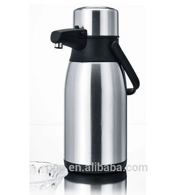 Double Wall Stainless Steel Air Pot Keep Hot For 24 Hours
