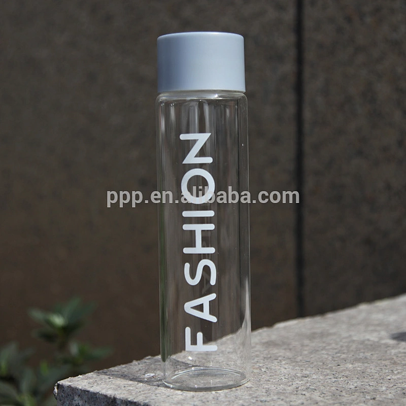Hot selling borosilicate glass drinking bottle
