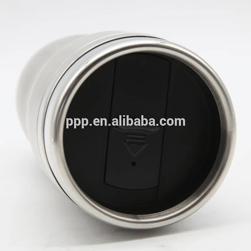 450ml BPA free double wall stainless steel eco-friendly leakproof tumbler auto mug