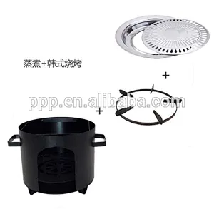 Stainless Steel Folding Camp Stove, Foldable Firewood Stove New