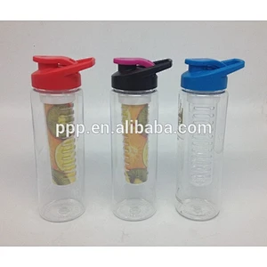 fruit infuser water bottle (tritan material)