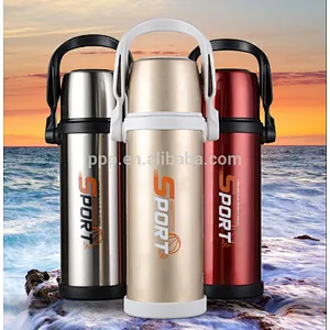 1800 ml leak-proof eco-friendly outdoor activity hiking use stainless steel thermos insulated travel bottle portable with strap