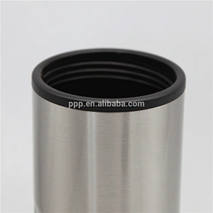 16oz inner plastic outer stainless steel water tumbler/logo customized auto mug with 100% leakproof flip top lid/travel mug
