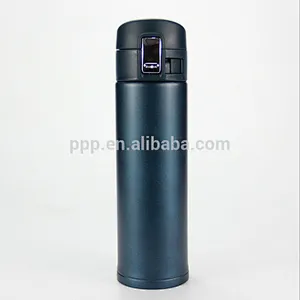 500ml classic double wall stainless steel logo customized vacuum insulated water tumbler with flip top lid and safety catch