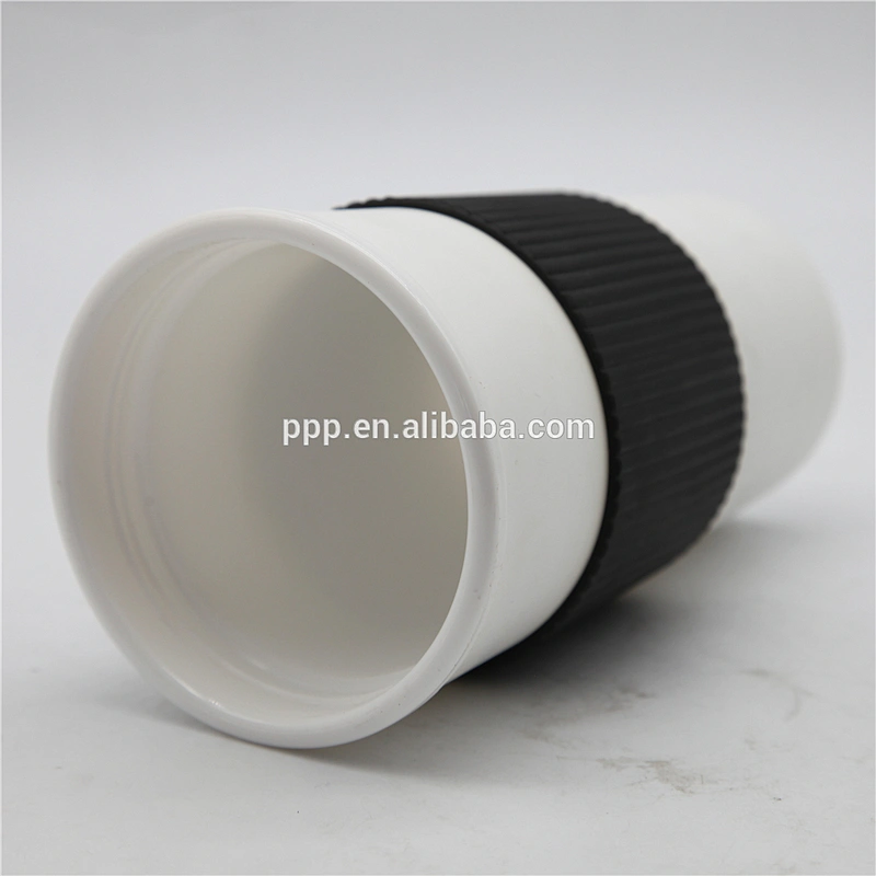 16OZ Colorful Food Grade Double Wall Plastic Coffee Mug With Silicone Cover