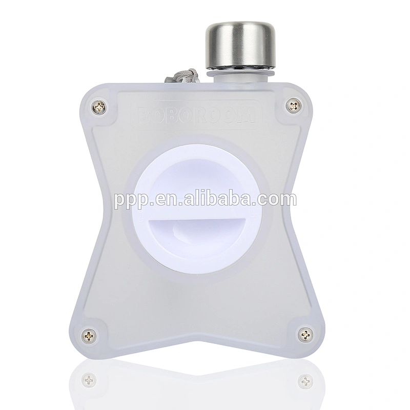 2017 top sale Bpa free paper bottle flat portable notebook water bottle