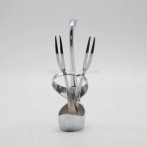 swan shape stainless steel creative tableware storage used for handling knife,fork and spoon