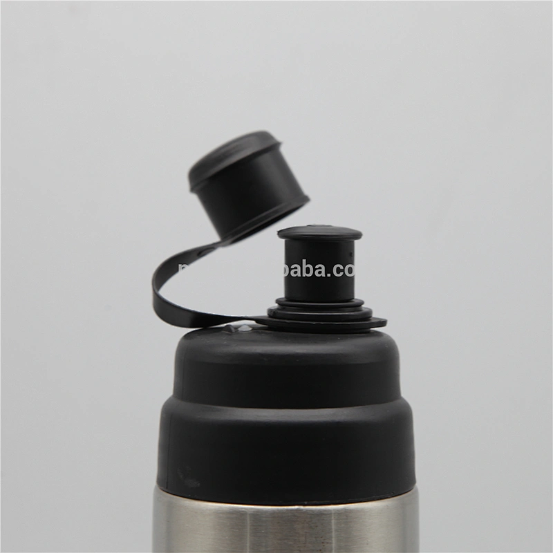 500ml classic double wall stainless steel logo customized vacuum insulated sports water tumbler with silicone band